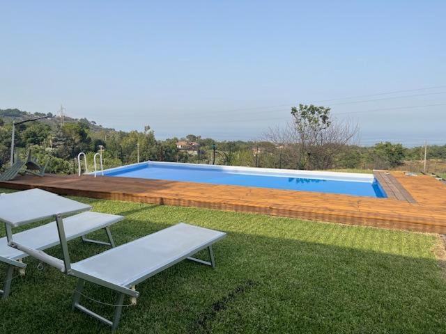 Vila Terre Di Monacella Santa Venerina Exteriér fotografie
