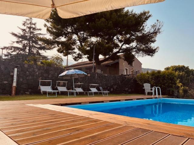 Vila Terre Di Monacella Santa Venerina Exteriér fotografie